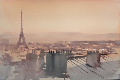 2-Paris.crépuscule.aquarelle