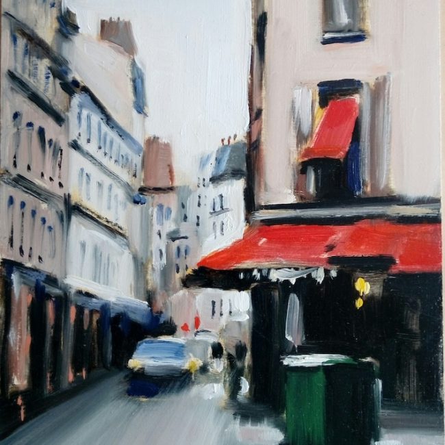 3.oil painting Paris